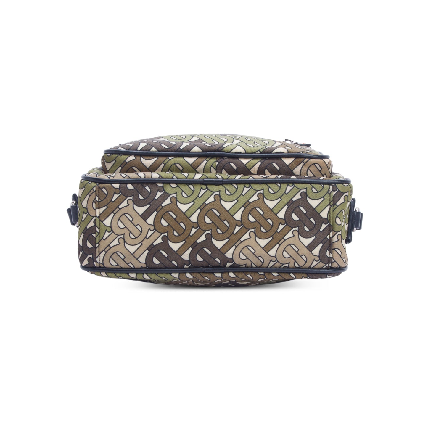 Burberry Green Nylon Monogram Crossbody Bag