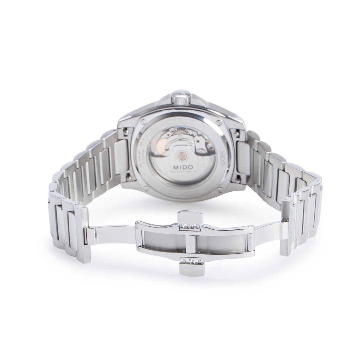 Mido Stainless Steel Multifort TV Big Date 40 MM Automatic Watch Green Dial w/ Box