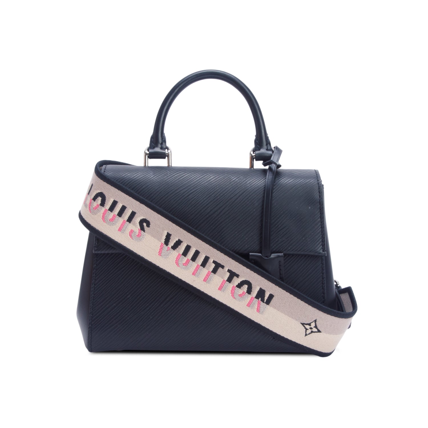 Louis Vuitton Black Epi Leather Cluny BB w/ Box & Strap