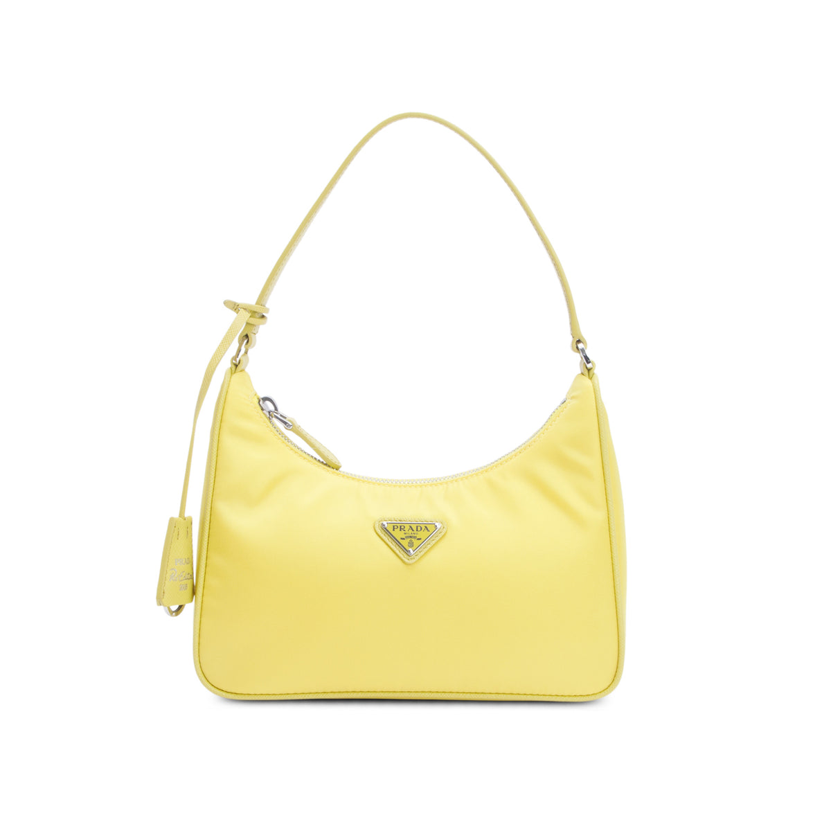 Prada Yellow Re-Nylon Saffiano Re-Edition 2000 Mini Bag
