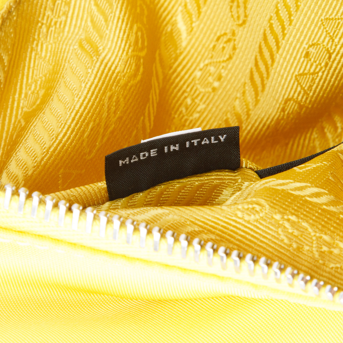 Prada Yellow Re-Nylon Saffiano Re-Edition 2000 Mini Bag