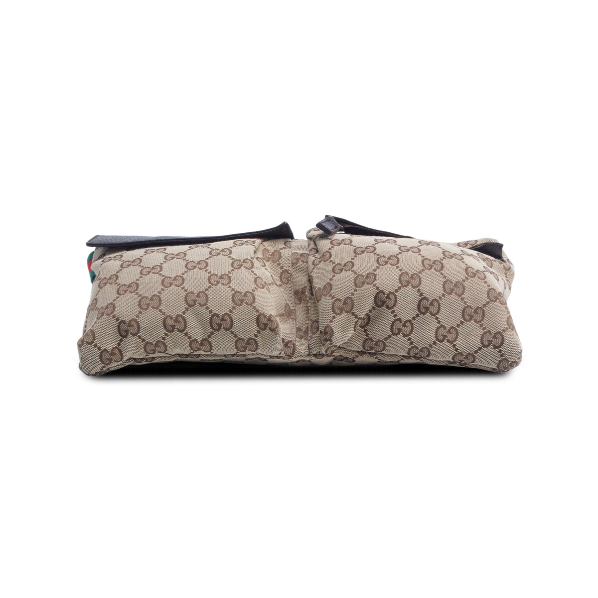 Gucci Brown Monogram Web Belt Bag