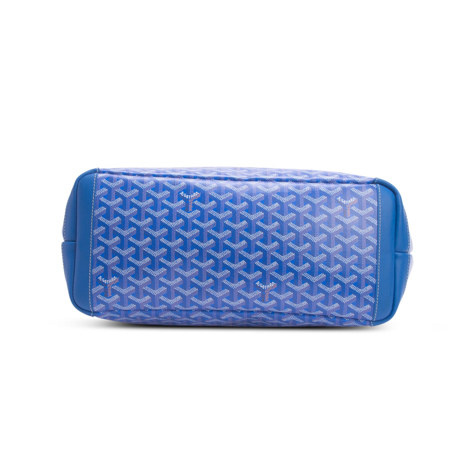 Goyard 2024 Blue Monogram and Leather Trim Artois MM
