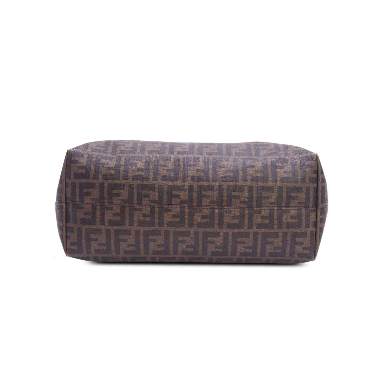 Fendi Zucca Spalmati Patent Baguette Print Medium Roll Tote