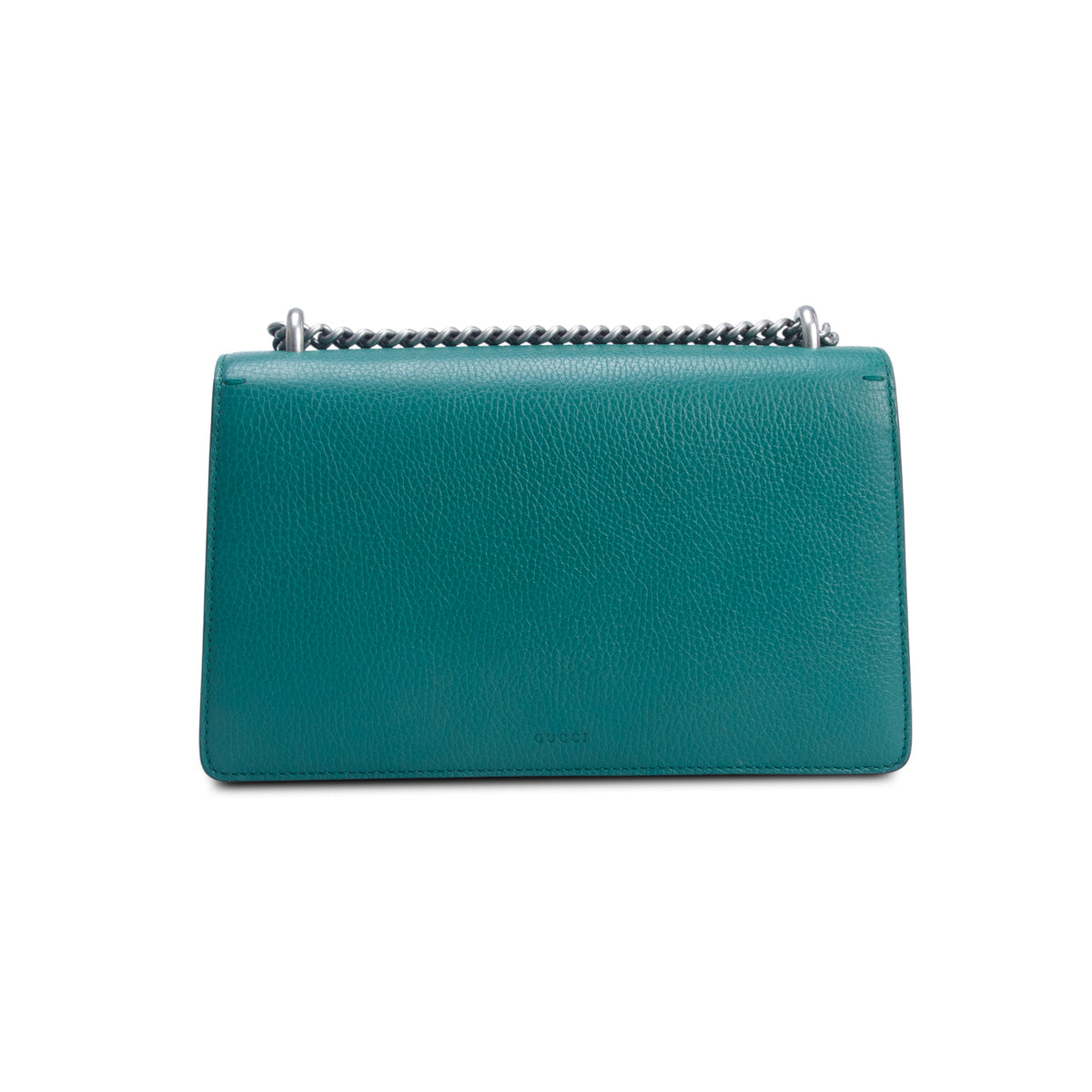 Gucci Green Pebbled Calfskin Small Dionysus Shoulder Bag w/ Box