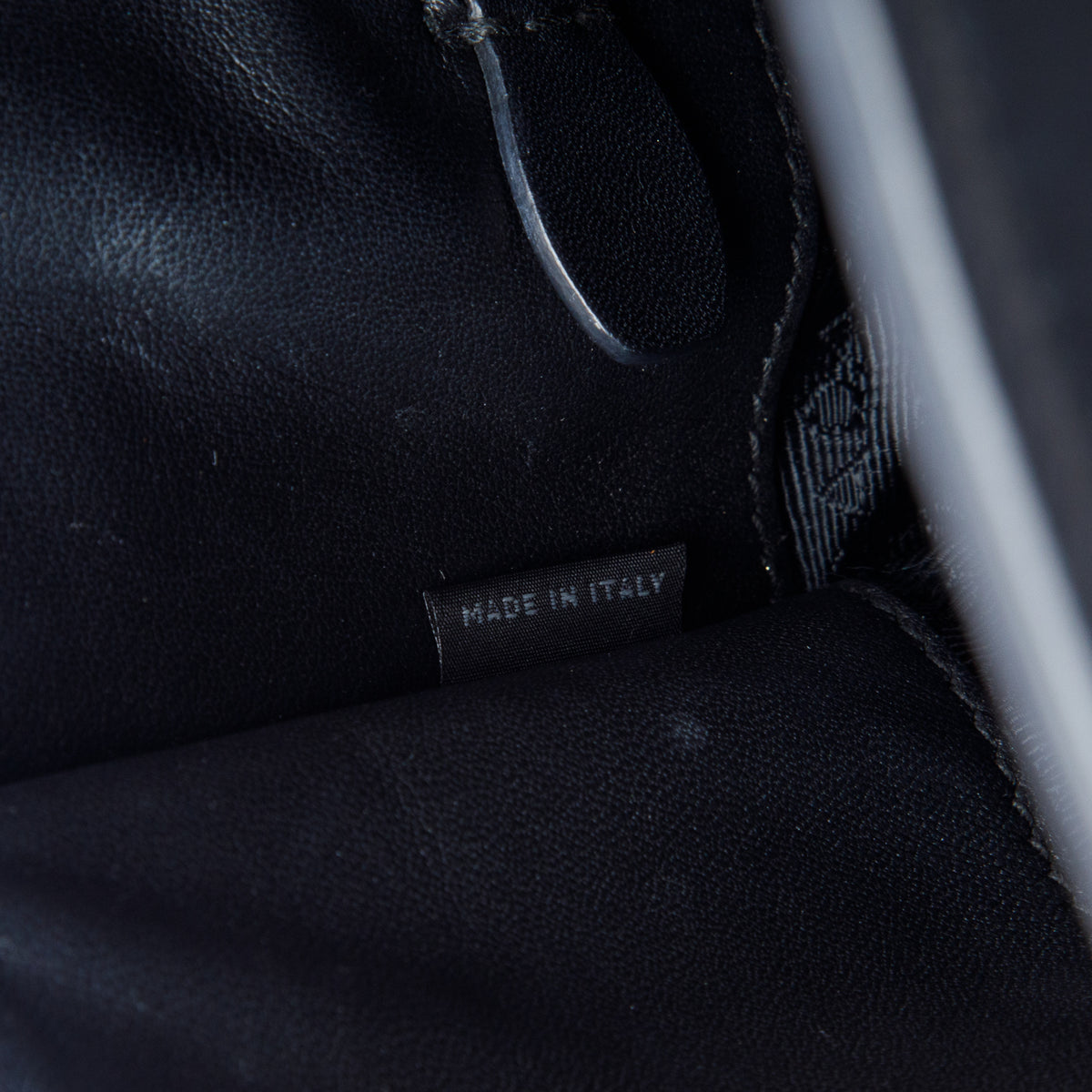 Prada Black City Calf Front Pocket Tote