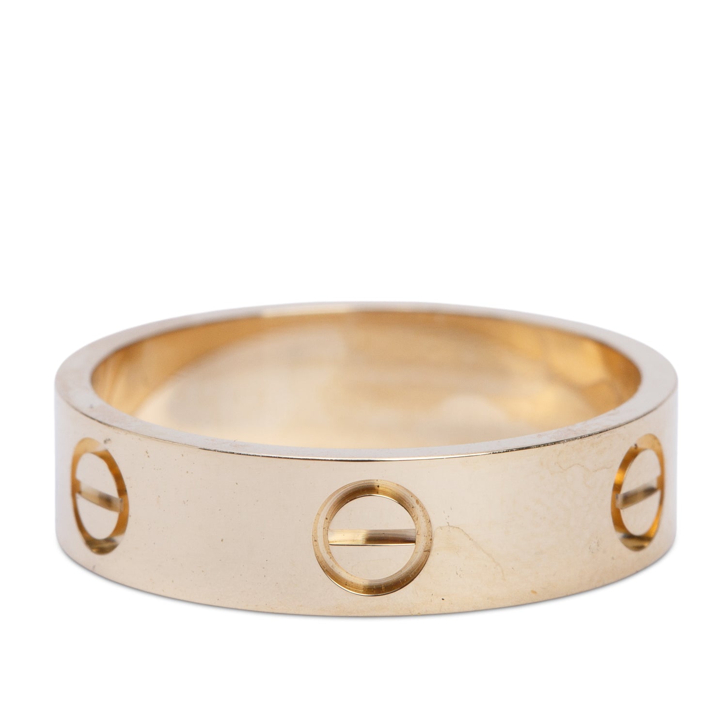 Cartier 2026 18k Yellow Gold 5.5 MM Love Ring, Classic Model, Size 59 8.75 w/ Box, Receipt & Certificate