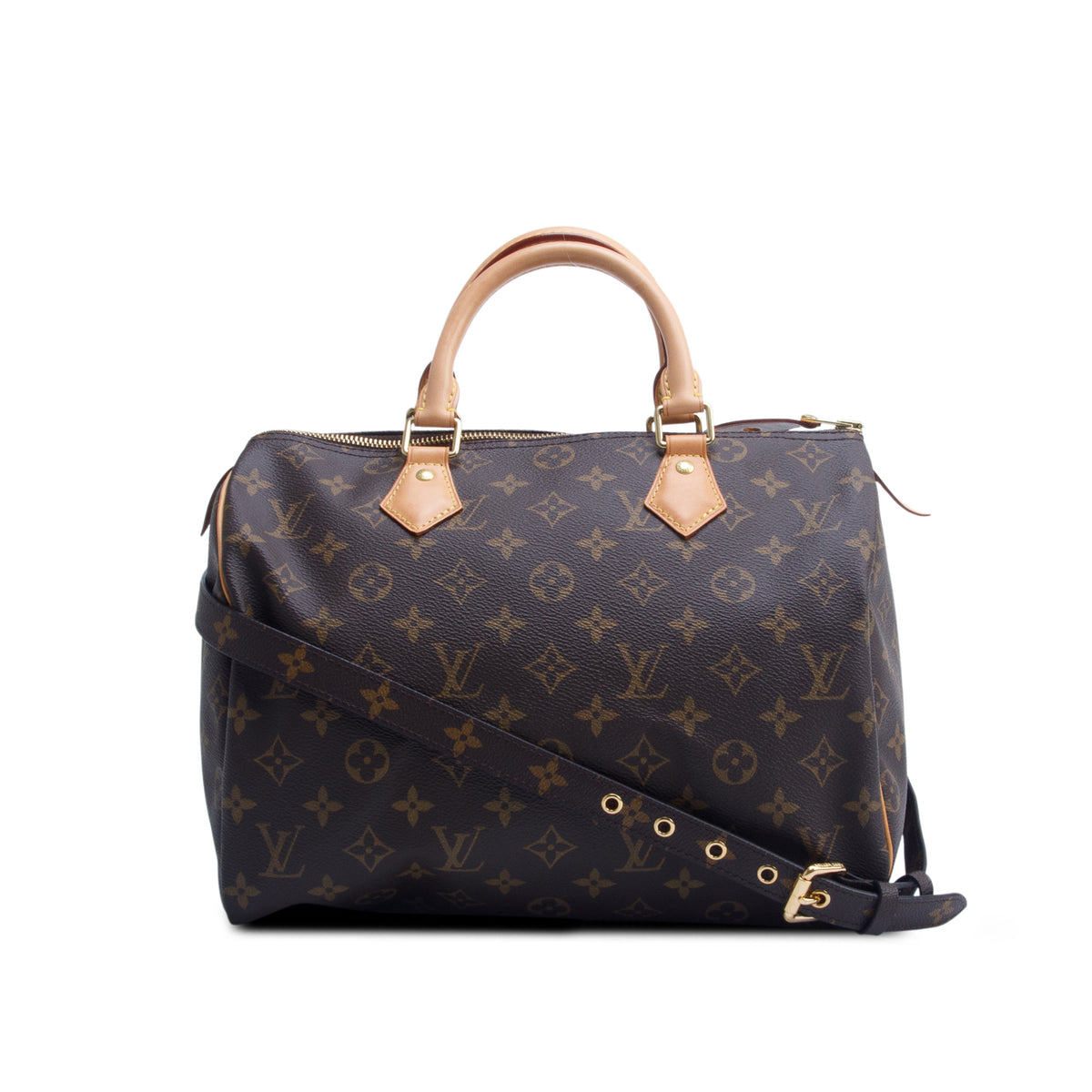 Louis Vuitton Monogram Speedy Bandouliere 30 w/ Strap