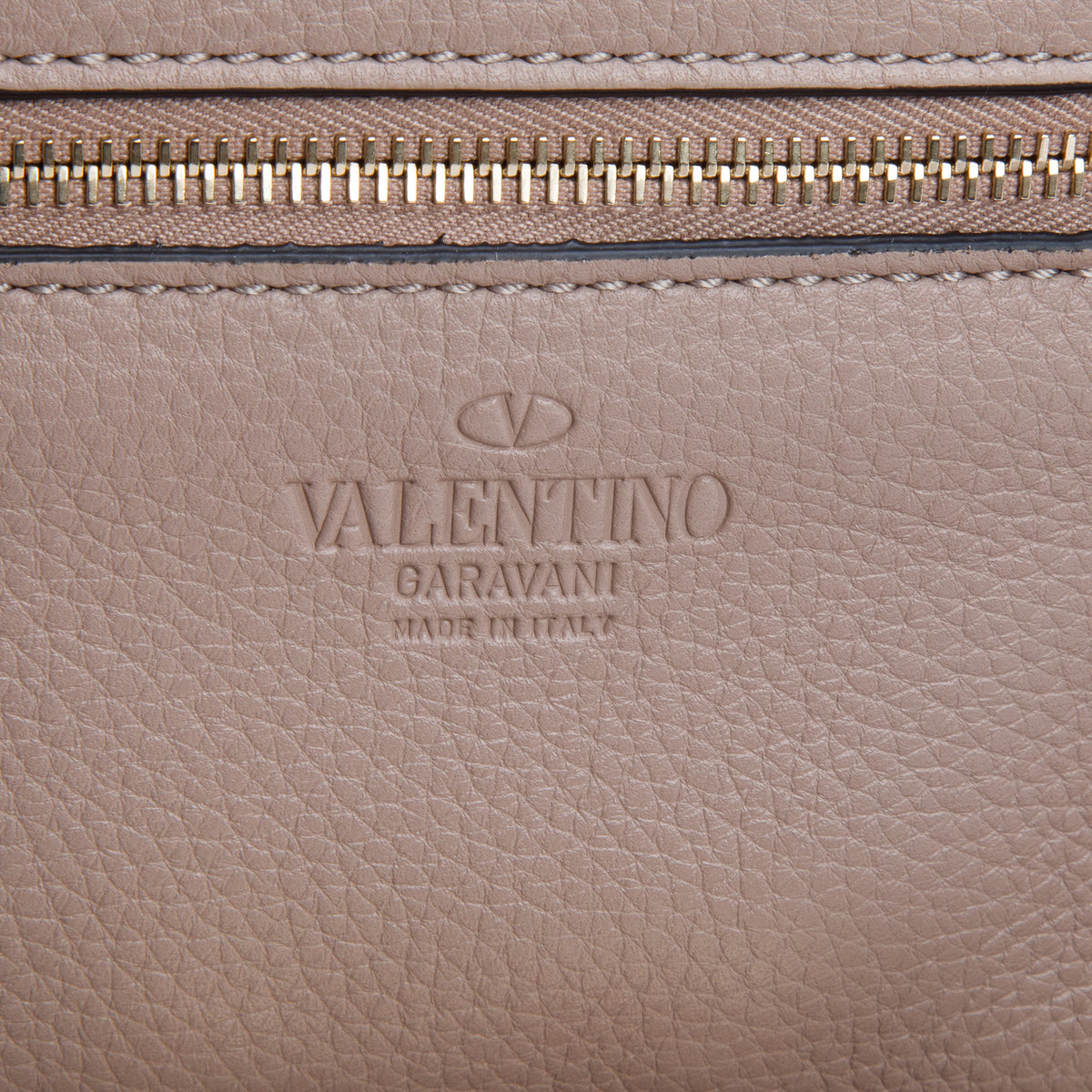 Valentino Pink Grainy Leather Mini Rockstud Double Handle Tote w/ Strap