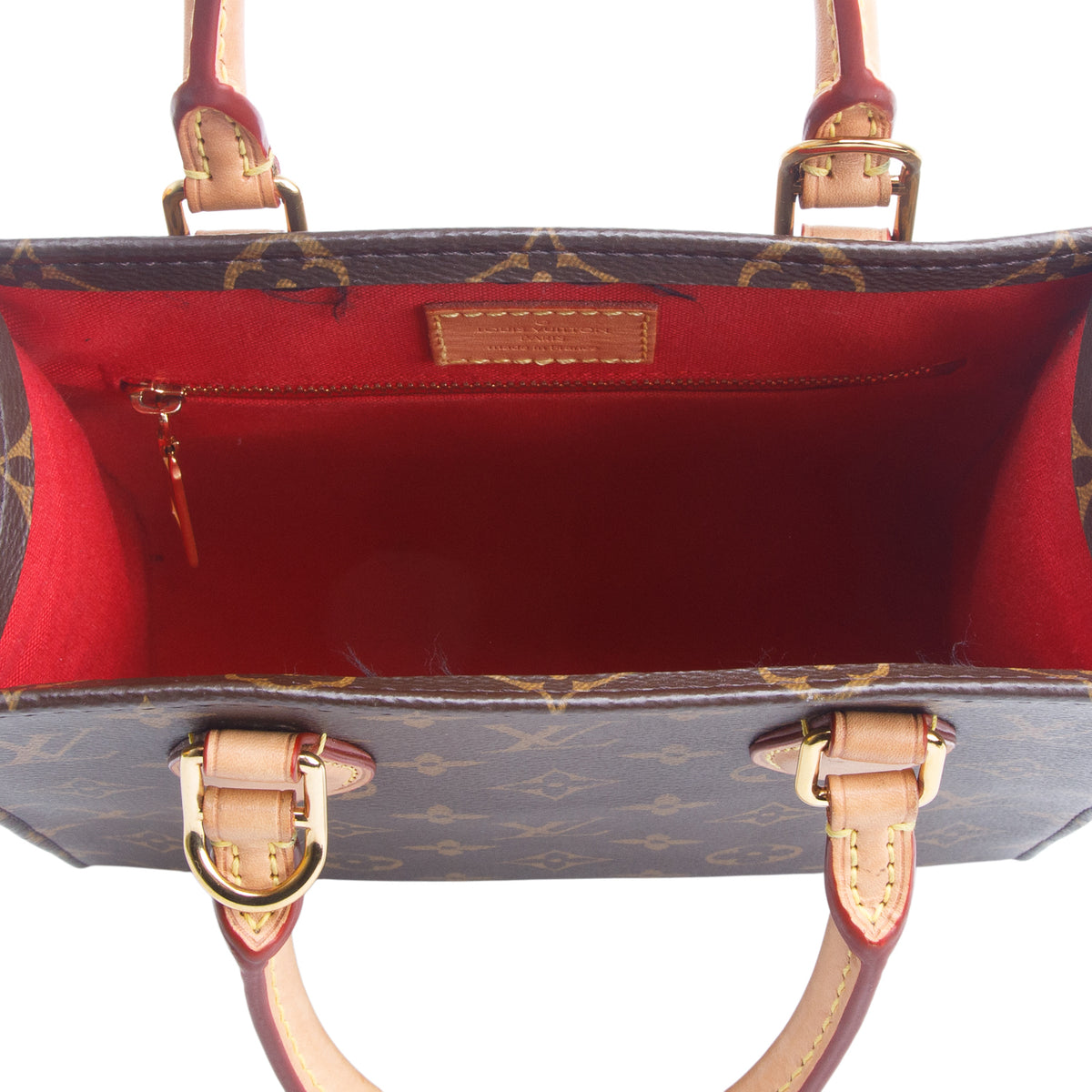 Louis Vuitton Monogram Sac Plat BB w/ Box & Strap