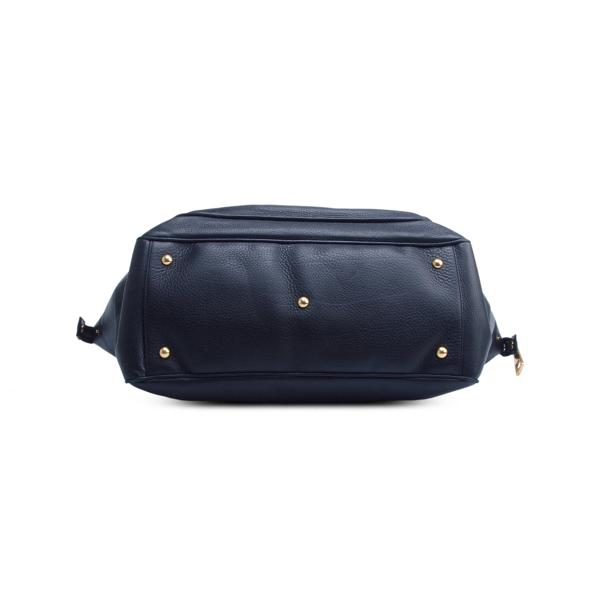 Gucci Black Pebbled Calfskin 1973 Medium Top Handle Bag