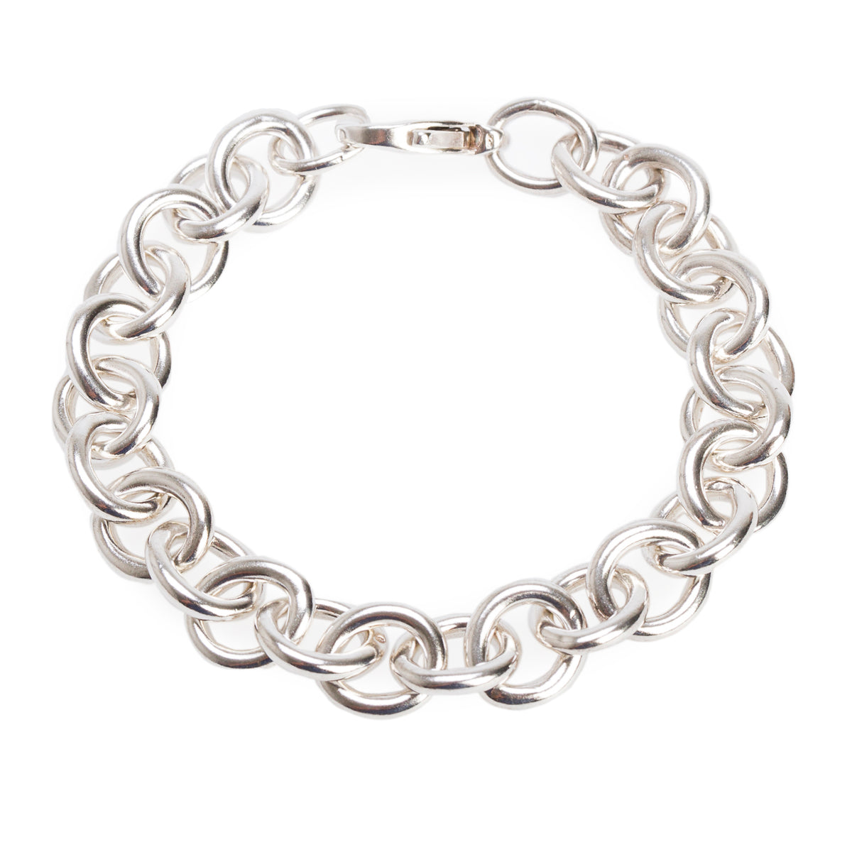 Tiffany & Co. Sterling Silver Medium Round Link Bracelet