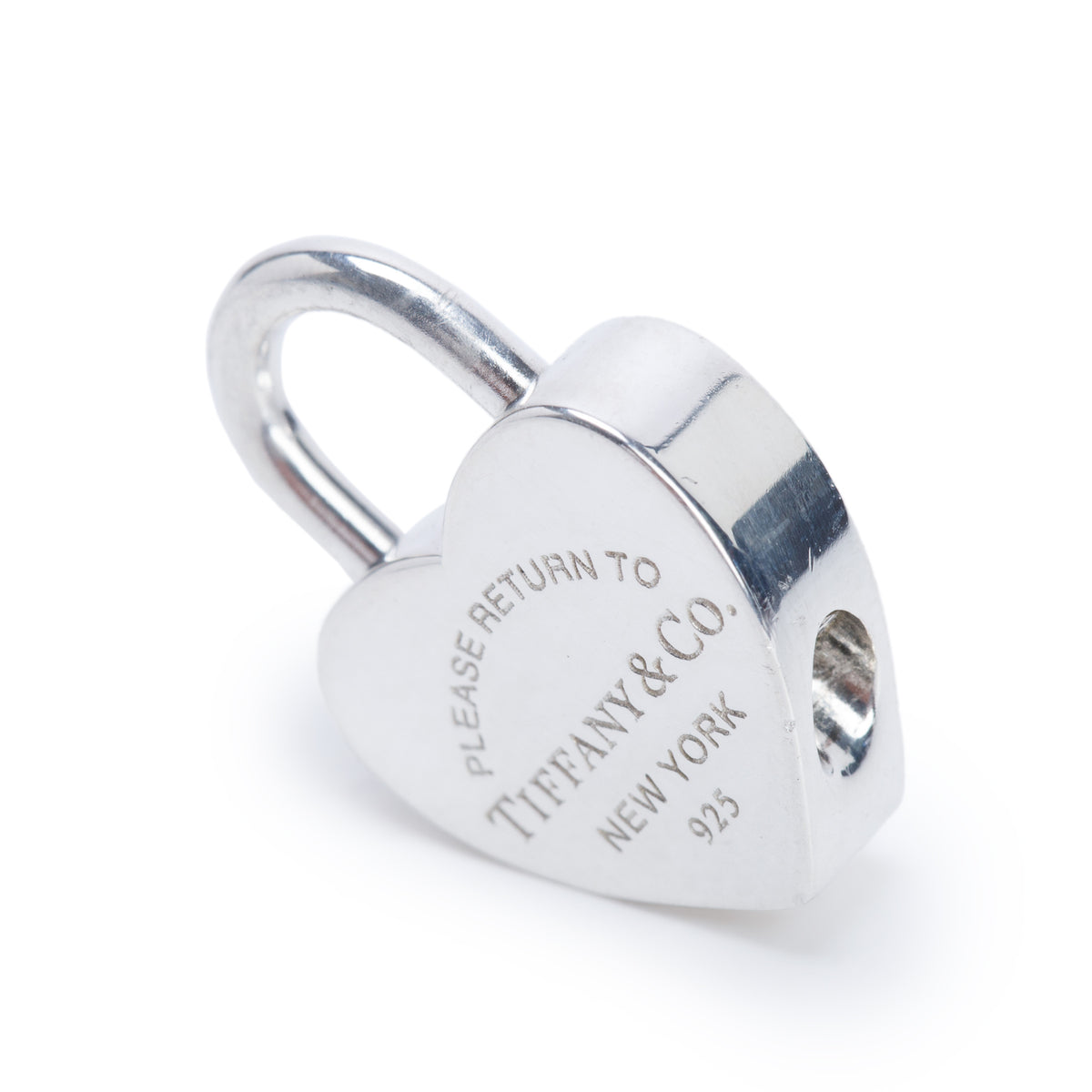 Tiffany & Co. Sterling Silver Return To Tiffany Heart Lock Charm