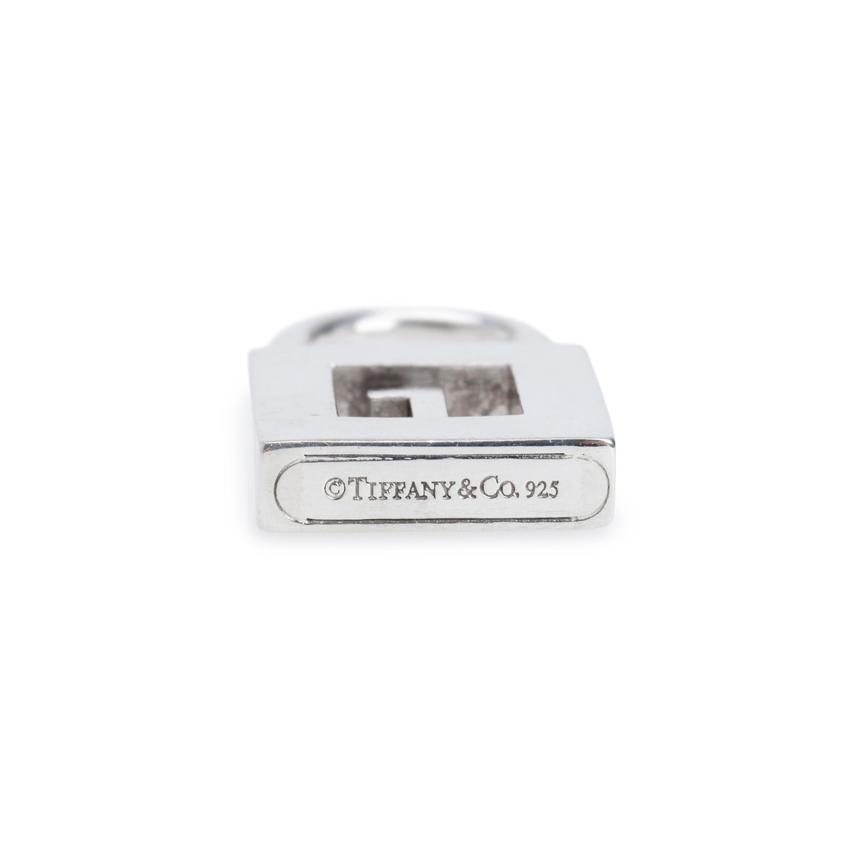 Tiffany & Co. Sterling Silver Number '1' Lock Charm
