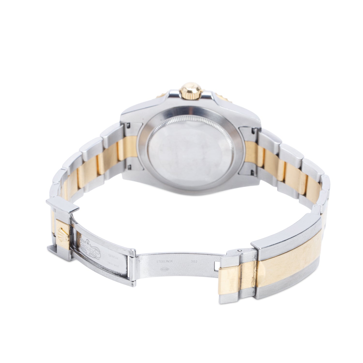 Rolex Stainless Steel & 18k Yellow Gold Submariner Date 40 MM Automatic Watch Black Diamond Dial 116613LN