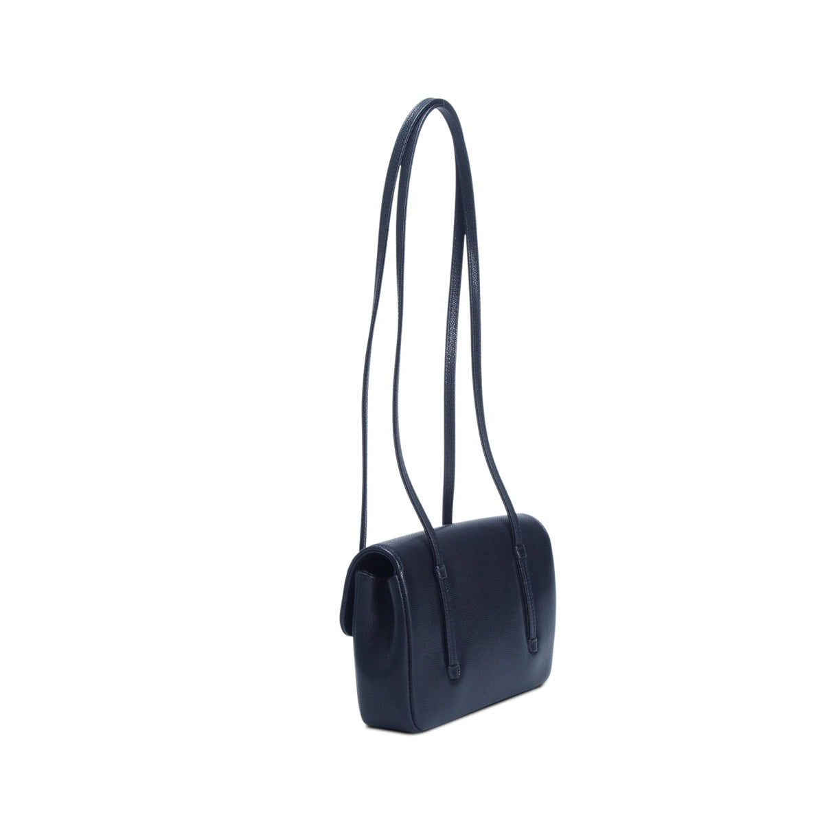Chanel Black Shiny Caviar Mini Preppy Coco Shoulder Bag