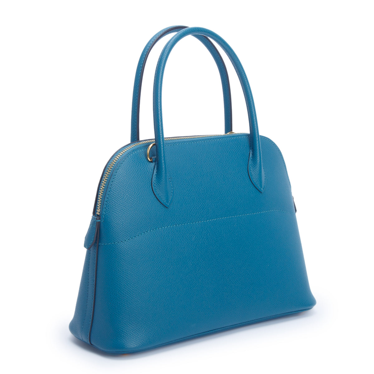 Hermes 2020 Vert Bosphore Epsom Leather Bolide 27 w/ Box, Strap & Receipt