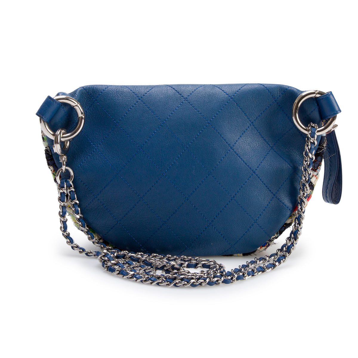 Chanel Multicolour Lambskin Tweed Waist Bag w/ Box & Straps