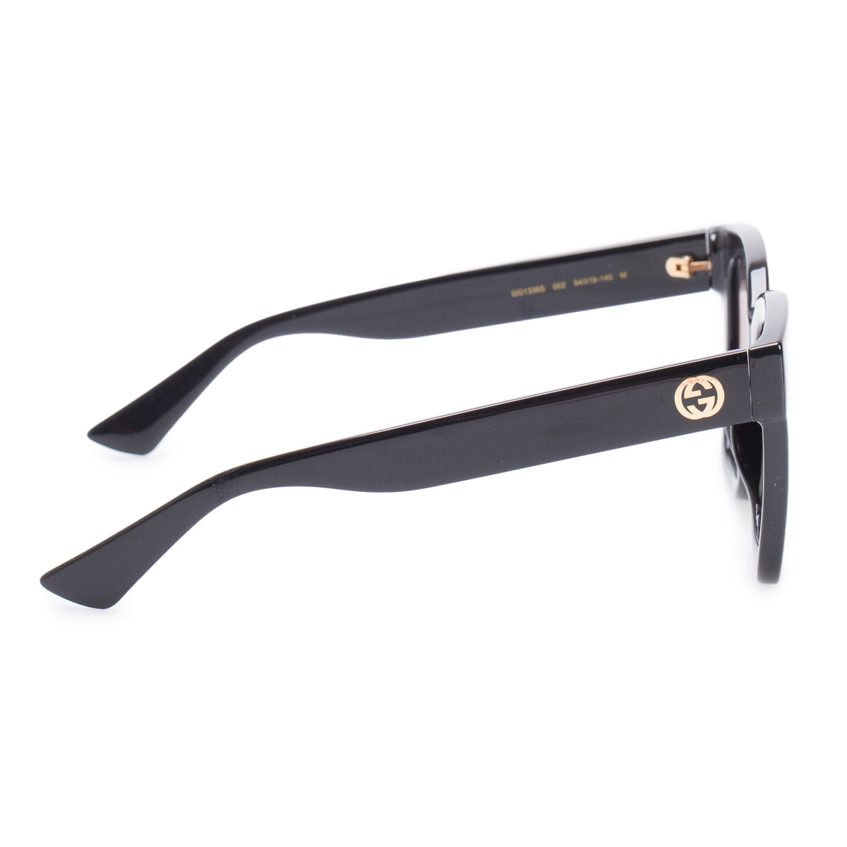 Gucci GG1338S Black Acetate Square Sunglasses w/ Case