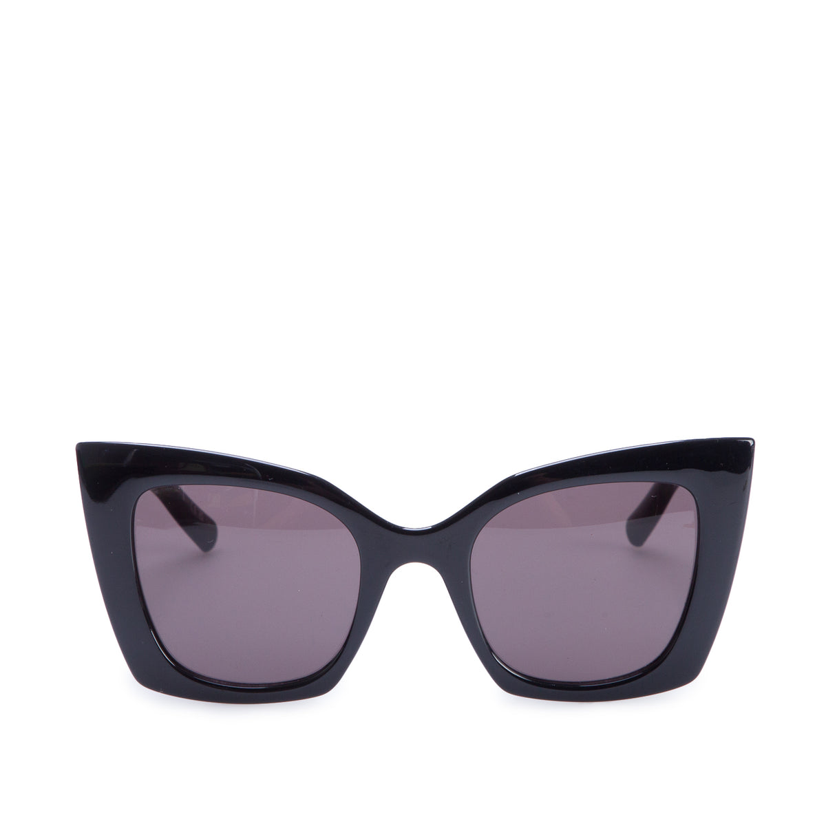 Saint Laurent SL 552 Black Acetate Cat Eye Sunglasses w/ Case