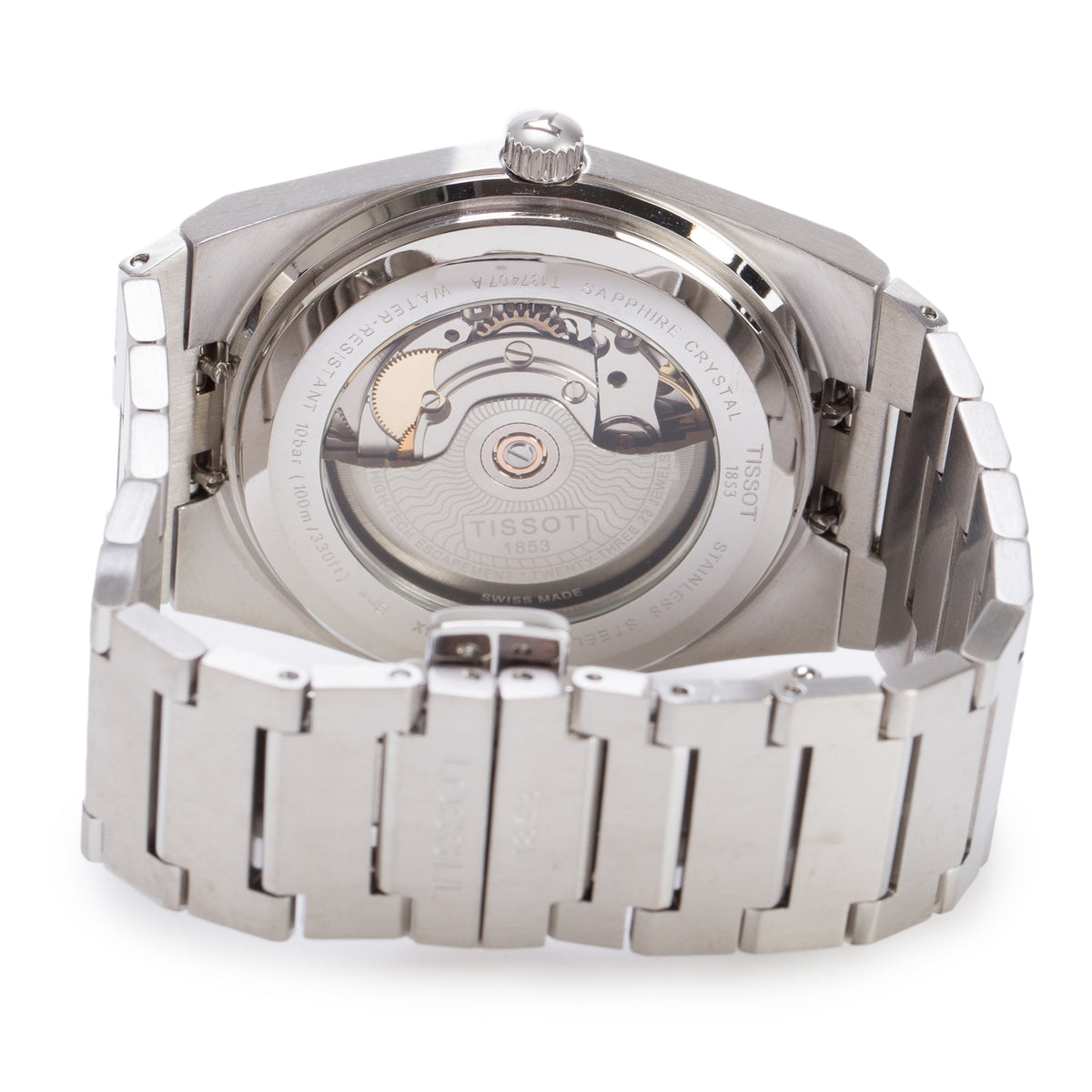 Tissot Stainless Steel PRX 40 MM Powermatic 80 Automatic Watch Blue Dial w/ Box & Papers