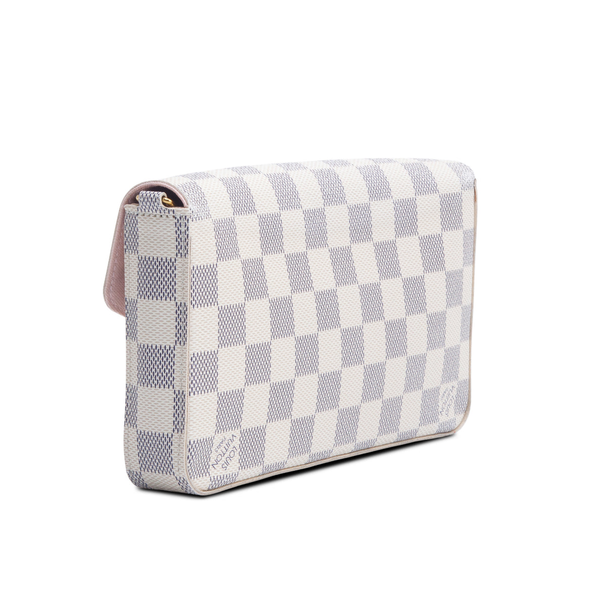Louis Vuitton Damier Azur Pochette Felicie Chain Wallet w/ Box & Insert