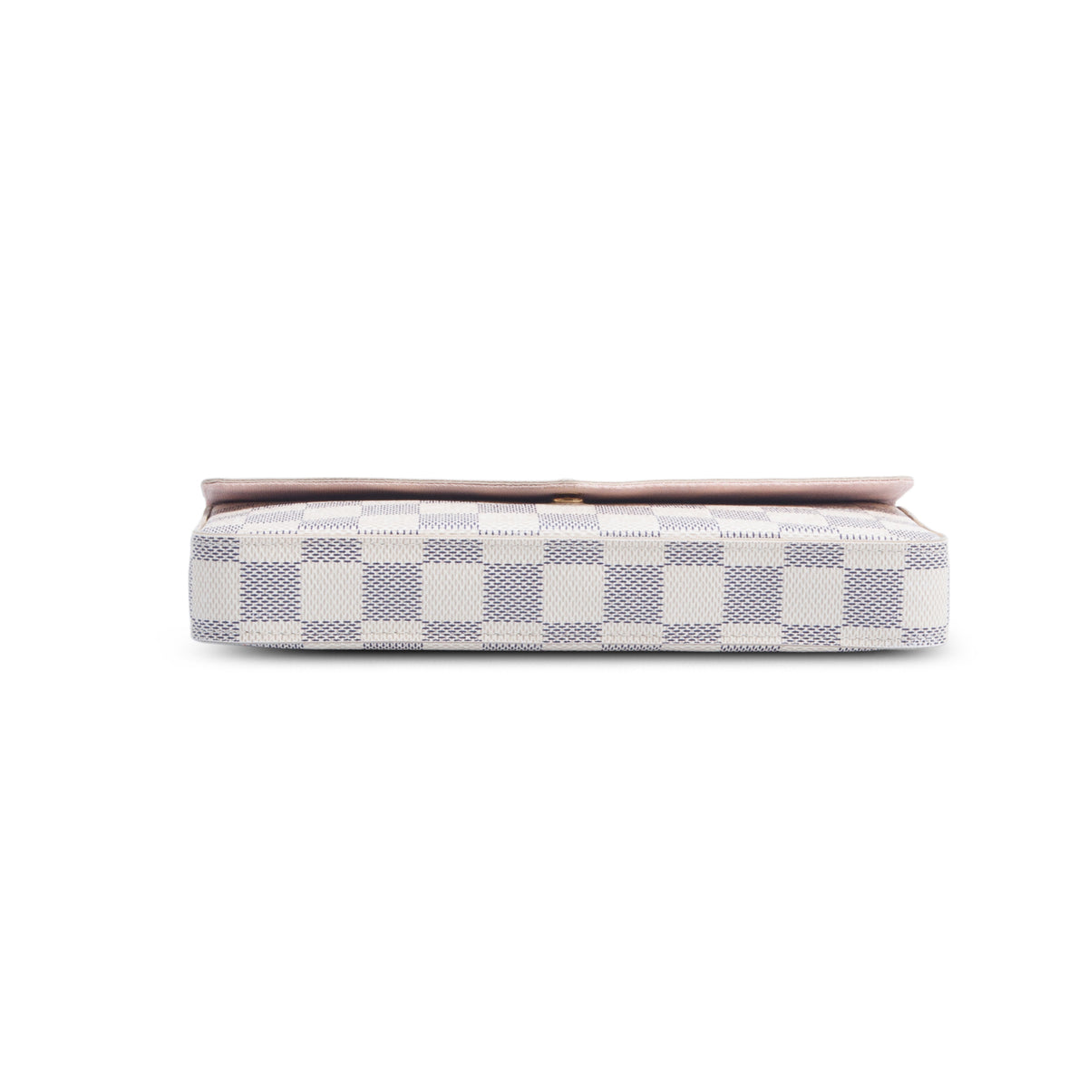 Louis Vuitton Damier Azur Pochette Felicie Chain Wallet w/ Box & Insert