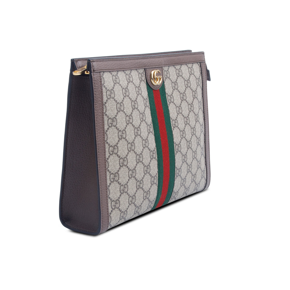 Gucci GG Supreme Monogram Web Ophidia Pouch