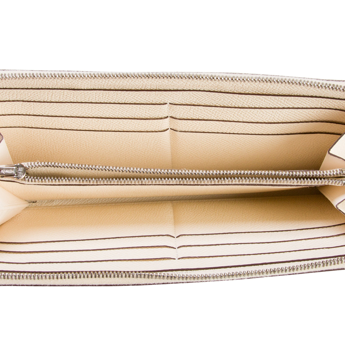 Hermes 2020 Craie Epsom Silk'In Classique Long Wallet w/ Box