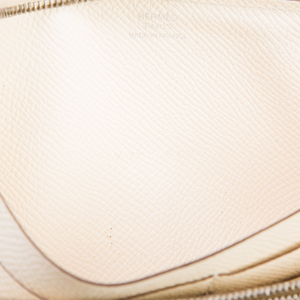 Hermes 2020 Craie Epsom Silk'In Classique Long Wallet w/ Box