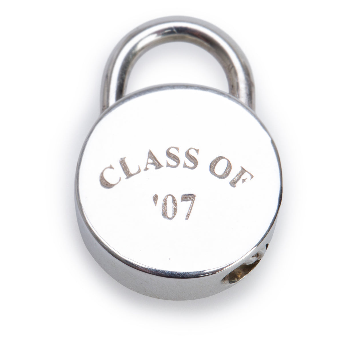 Tiffany & Co. Sterling Silver Padlock Charm Pendant