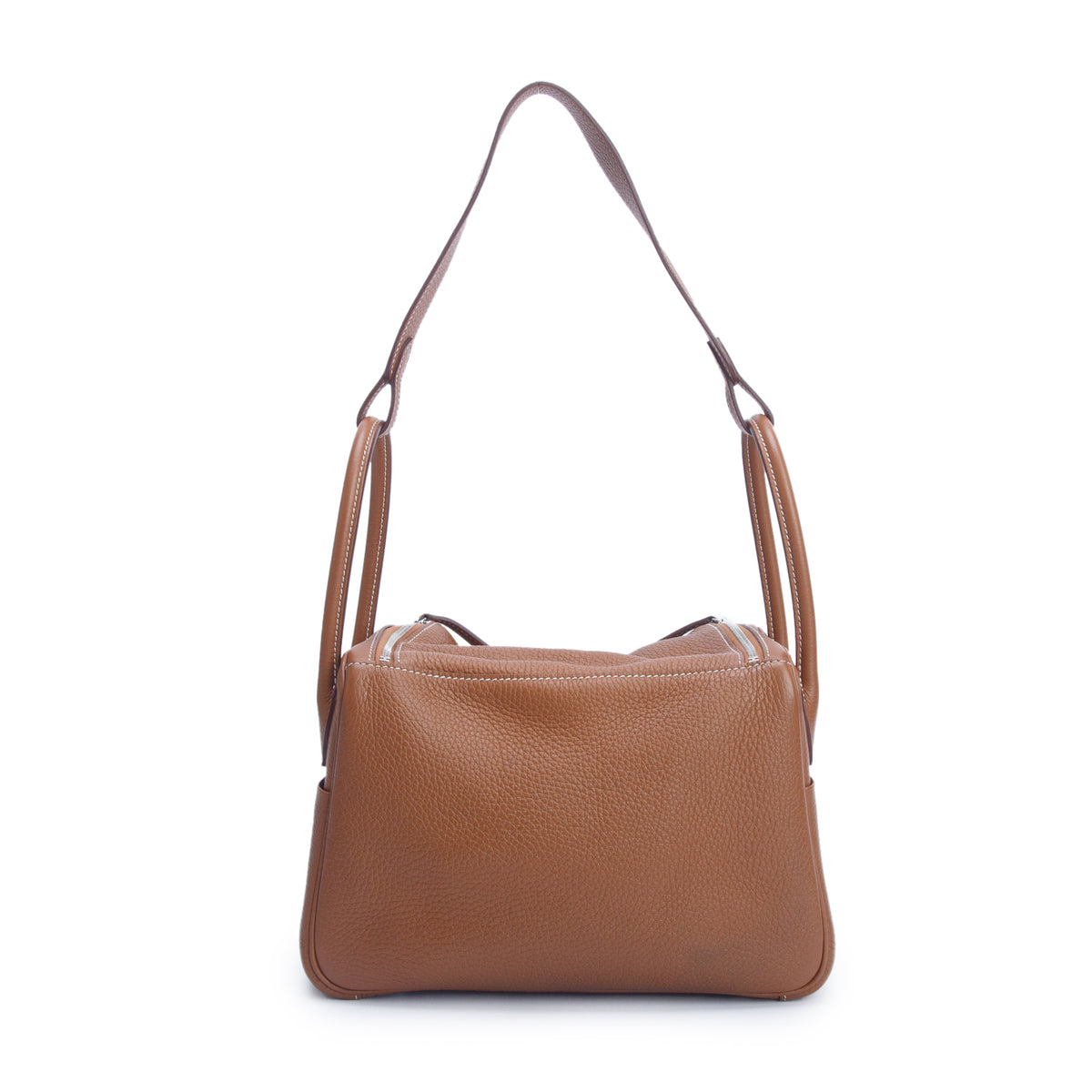 Hermes 2022 Gold Taurillon Clemence Leather Lindy 26