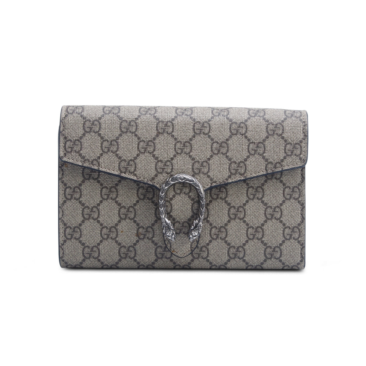 Gucci GG Supreme Monogram Mini Dionysus Chain Wallet w/ Box
