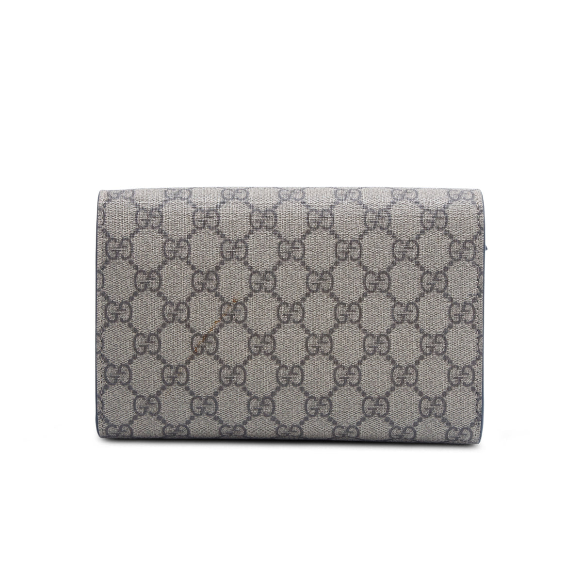 Gucci GG Supreme Monogram Mini Dionysus Chain Wallet w/ Box