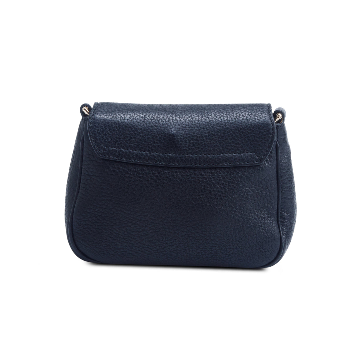 Gucci Black Pebbled Calfskin Small Soho Flap Crossbody Black