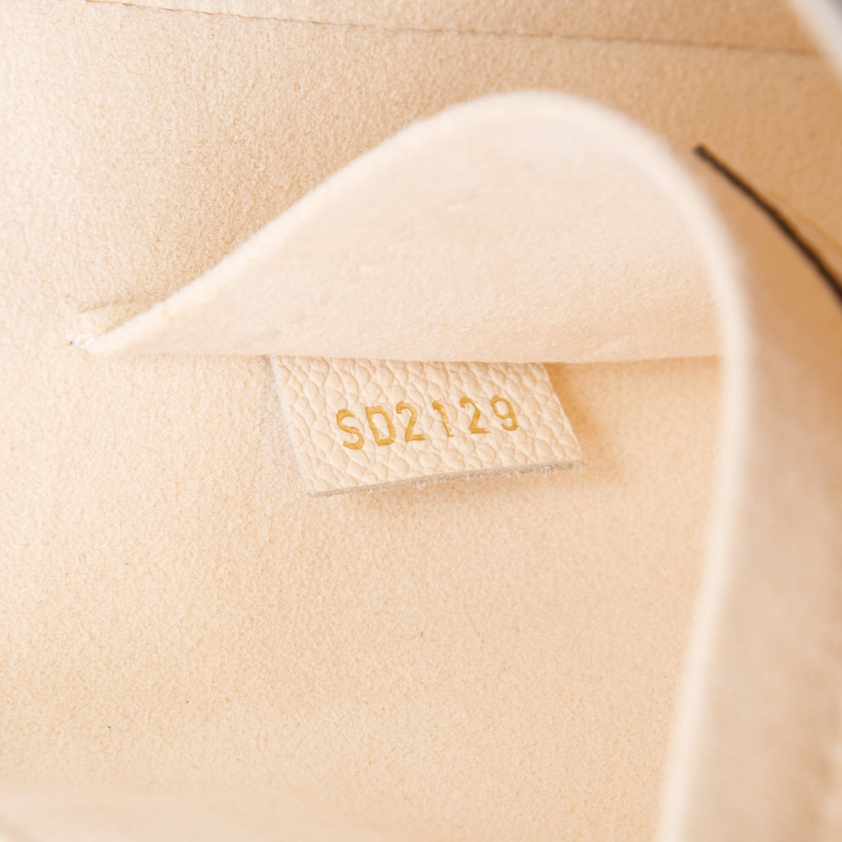 Louis Vuitton Cream Empreinte Leather Vavin BB