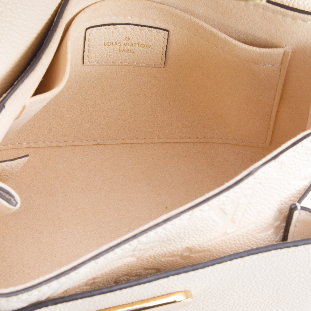 Louis Vuitton Cream Empreinte Leather Vavin BB