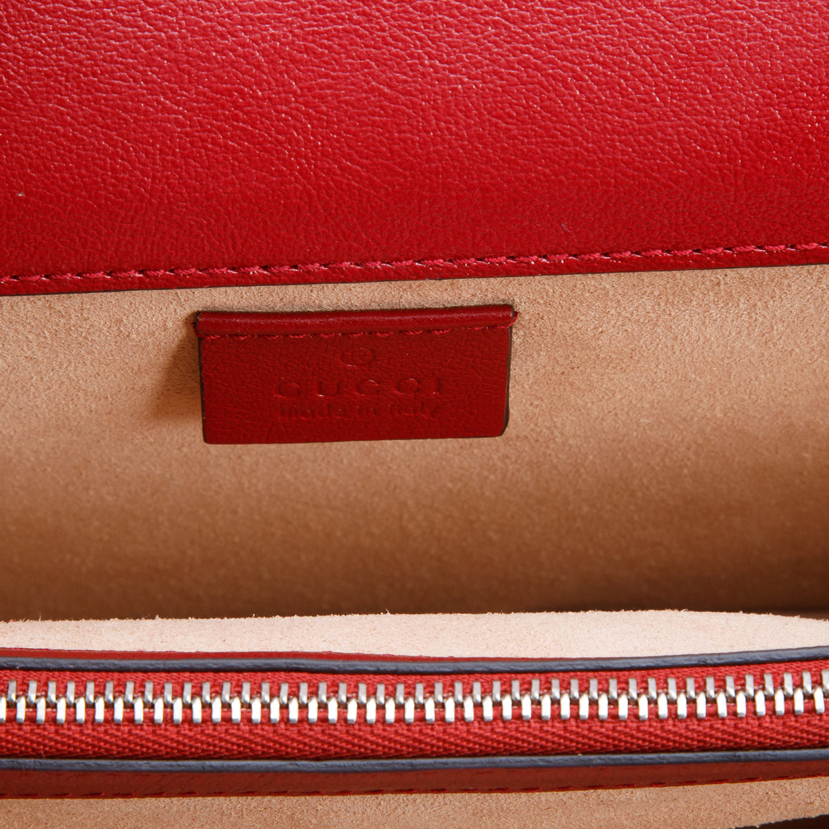 Gucci White Tweed Red Calfskin GG Monogram Small Dionysus Shoulder Bag