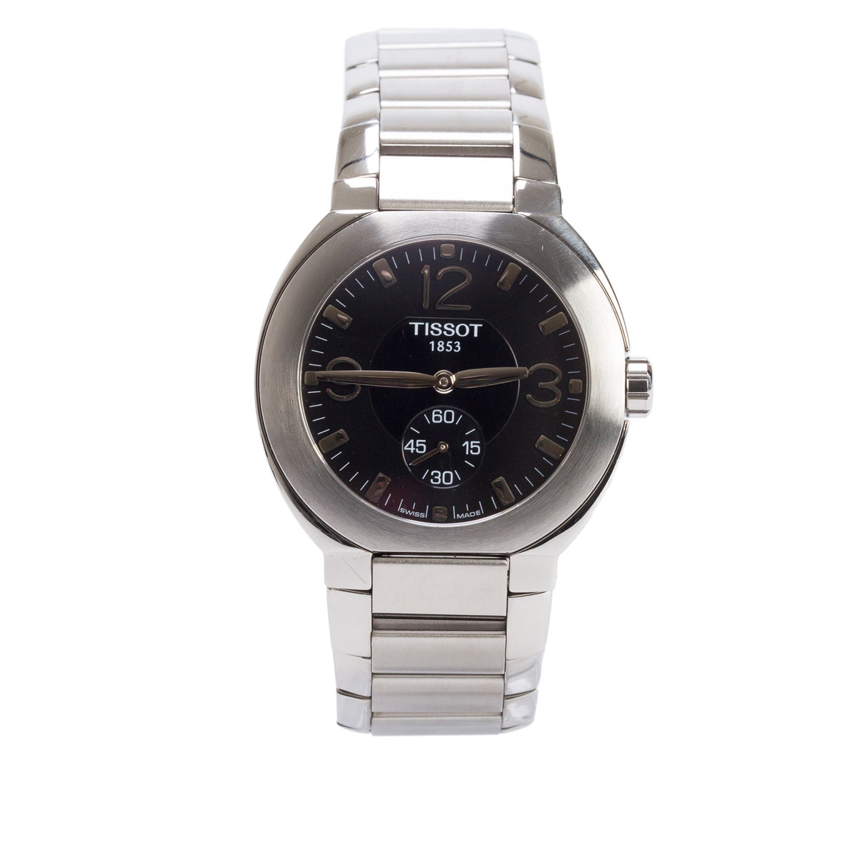 Tissot Stainless Steel 36 MM Quartz Watch Black Dial