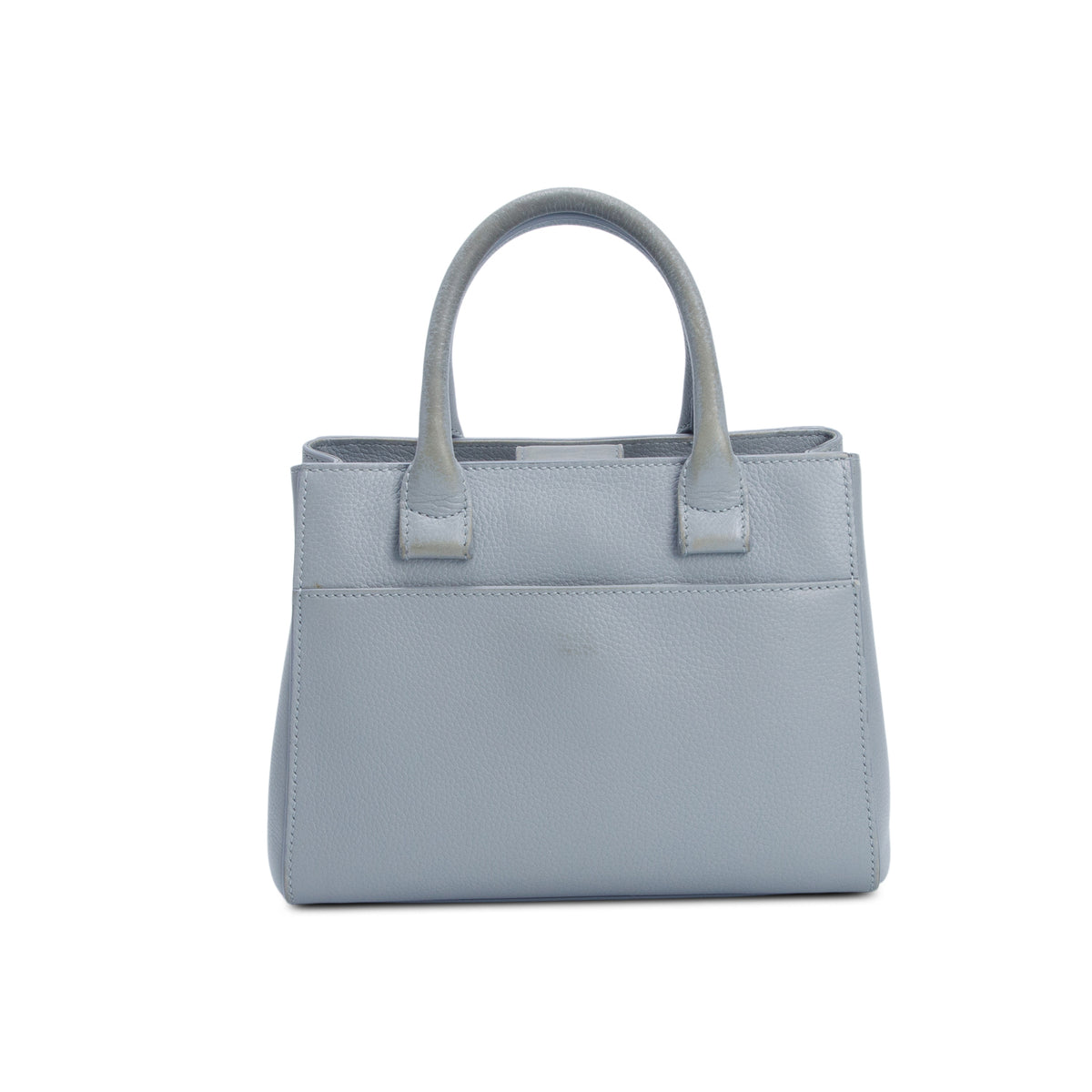 Chanel Grey Grained Calfskin Mini Neo Executive Shopper Tote w/ Authenticity Card & Strap