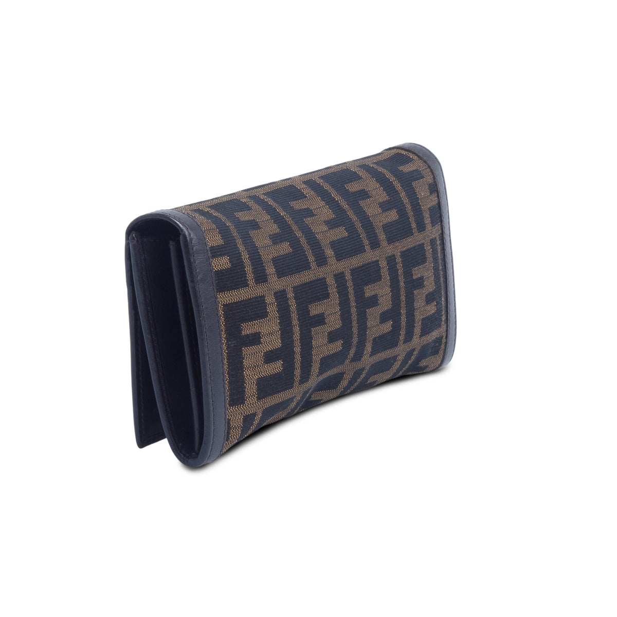 Fendi Brown Zucca FF Canvas Continental Wallet