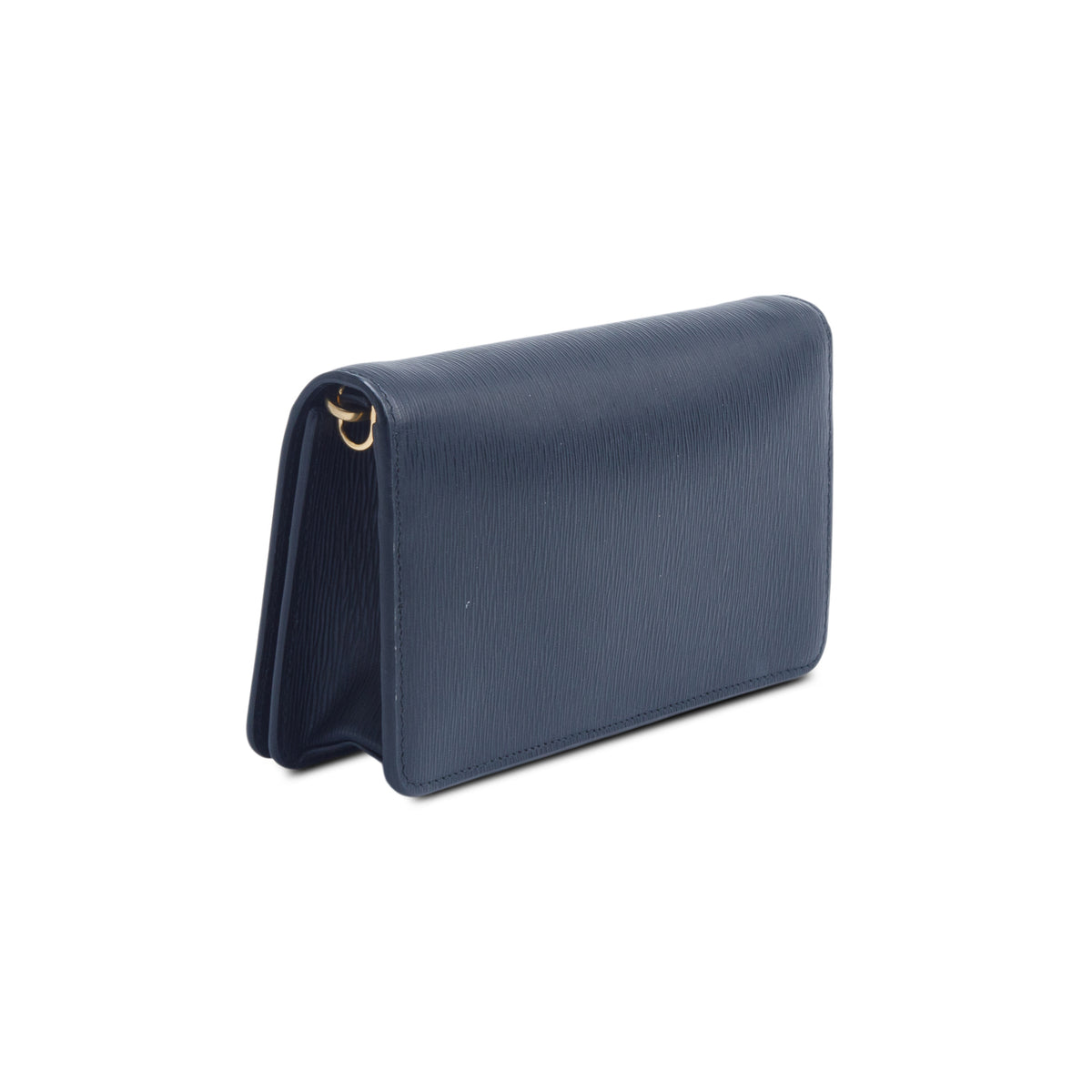 Prada Black Vitello Move Wallet on Chain