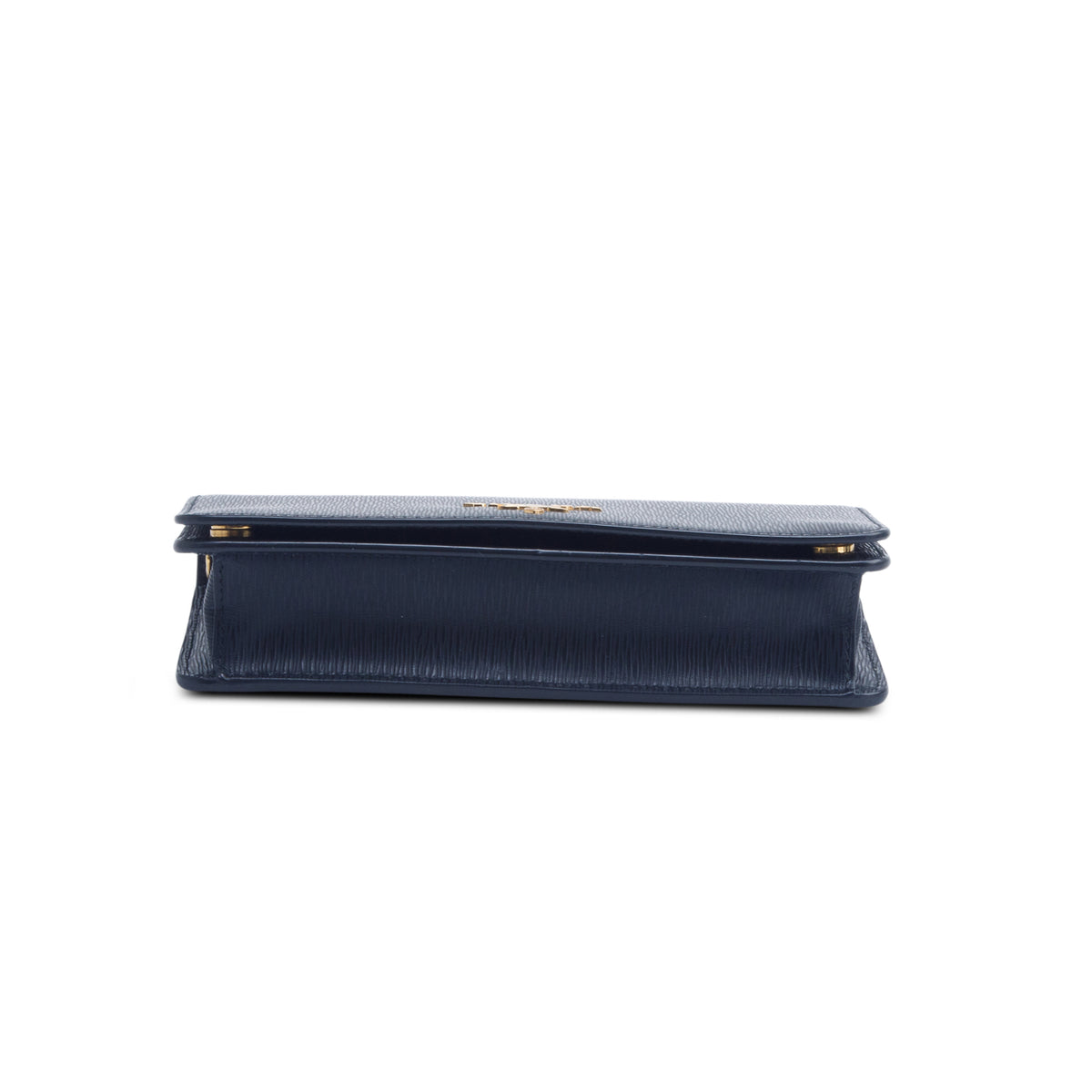 Prada Black Vitello Move Wallet on Chain