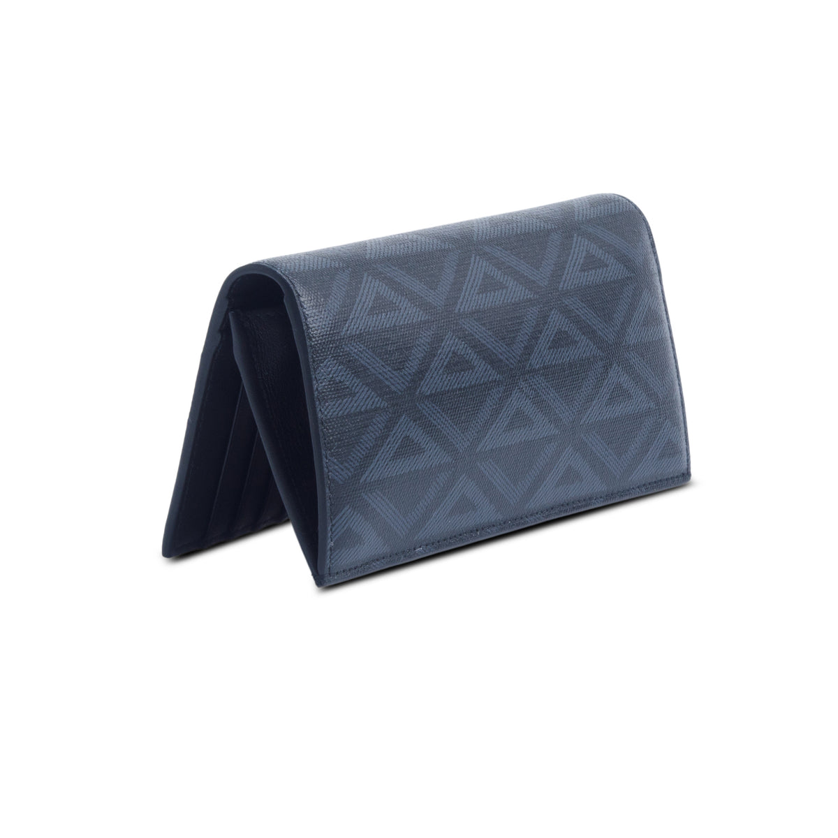 Christian Dior 2023 Black Canvas CD Diamond Long Bifold Wallet