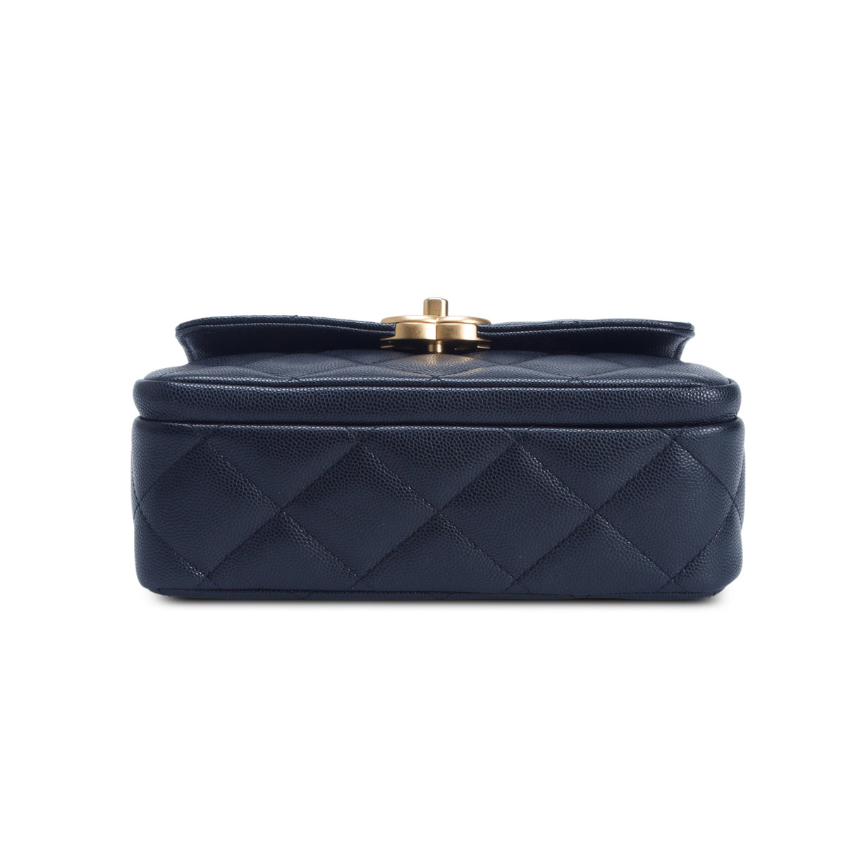 Chanel Black Quilted Caviar Mini Flap Bag