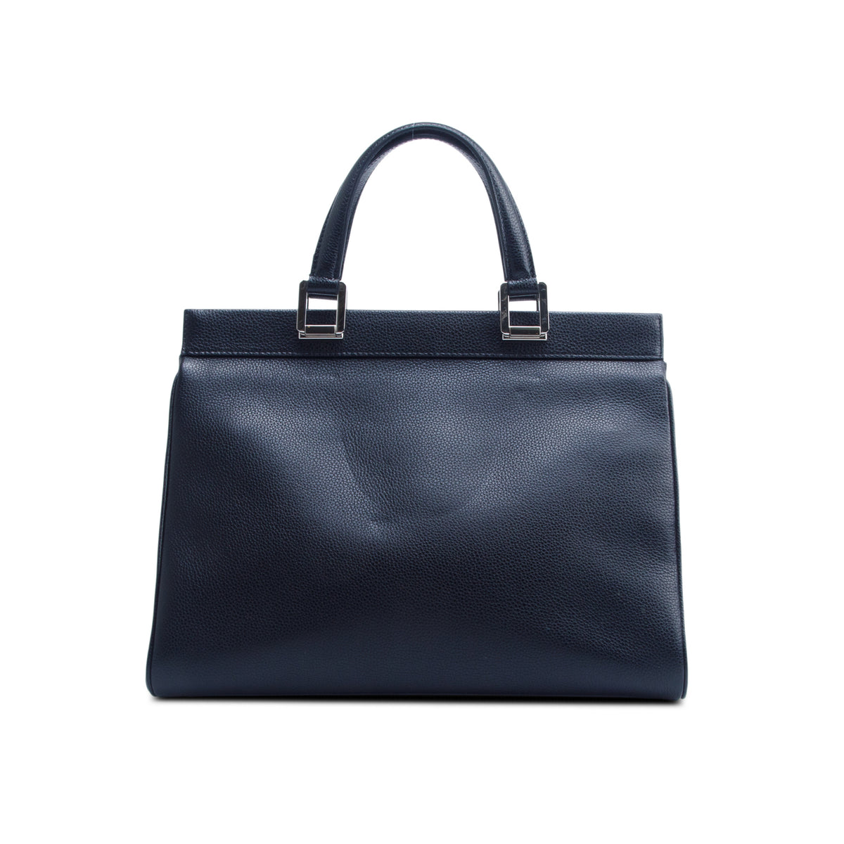 Gucci Black Grainy Calfskin Medium Zumi Top Handle w/ Strap