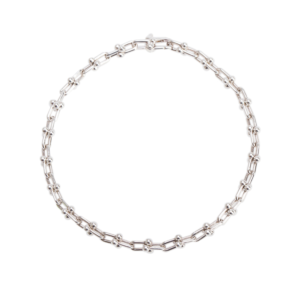 Tiffany & Co. Sterling Silver HardWear Micro Link Bracelet
