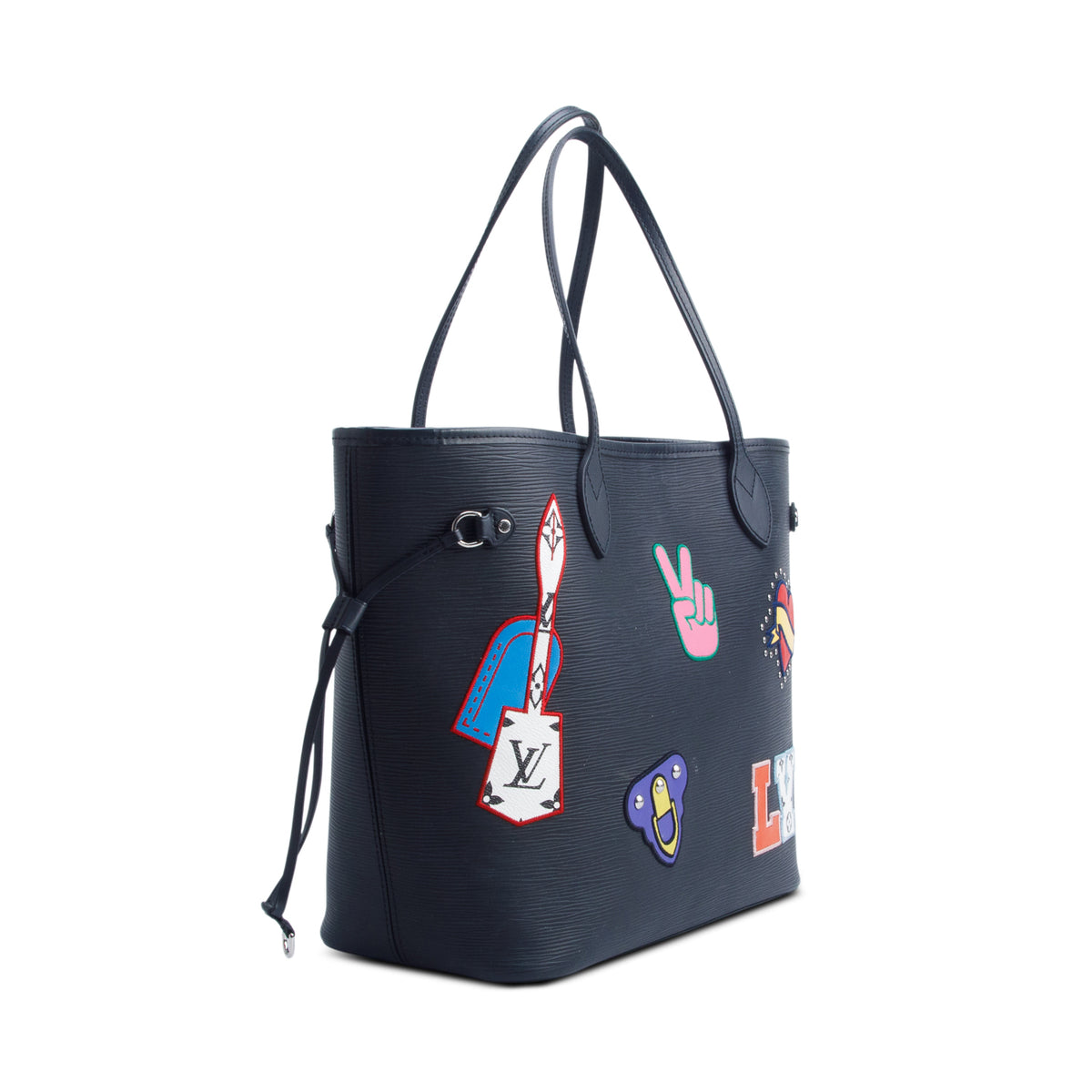Louis Vuitton Black Epi Leather Stickers Neverfull MM