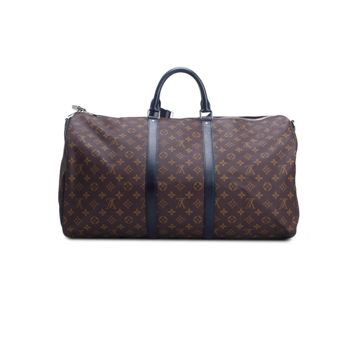 Louis Vuitton Monogram Macassar Keepall Bandouliere 55 w/ Strap