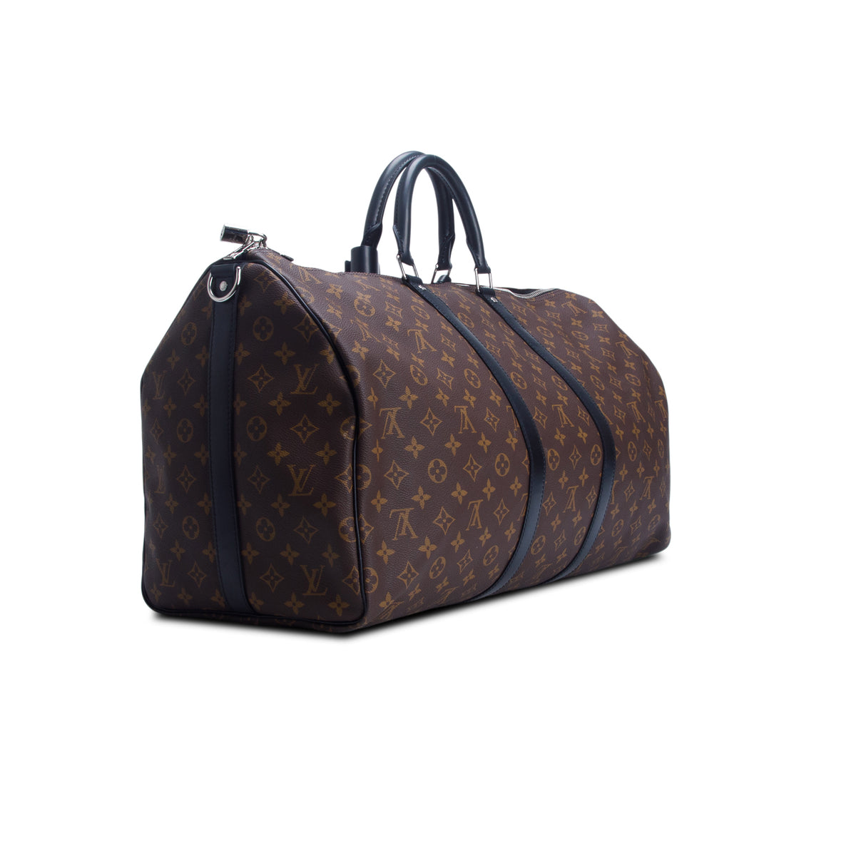 Louis Vuitton Monogram Macassar Keepall Bandouliere 55 w/ Strap